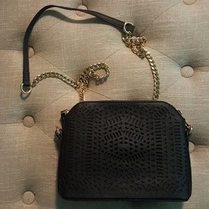 Black mosiac crossbody